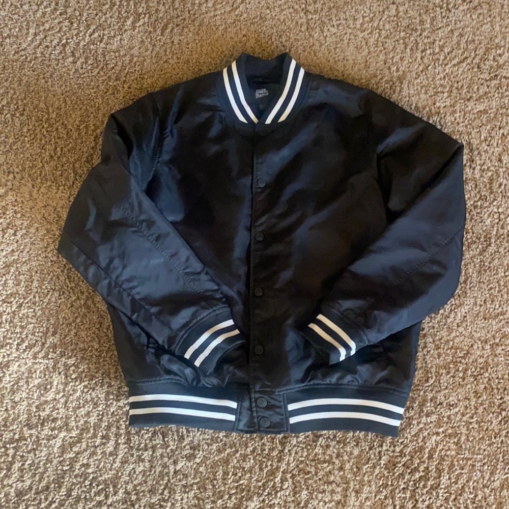 Dues black bomber jacket